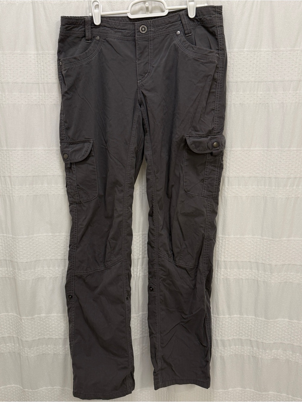 Kuhl Splash Roll Up Pant Shadow Gray Womens 10 Outdoor Hiking Performance - Picture 2 of 8